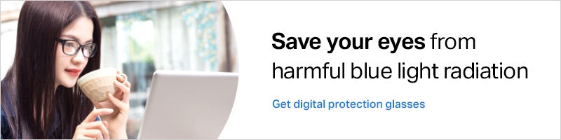 Save eyes from blue light radiation