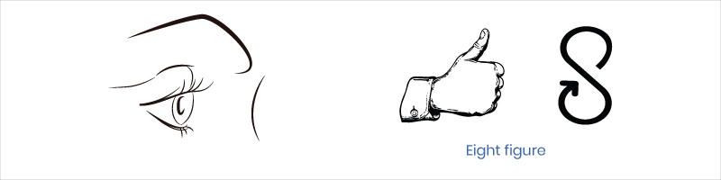 eye exercise eight figure