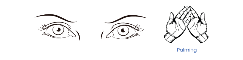eye exercise palming