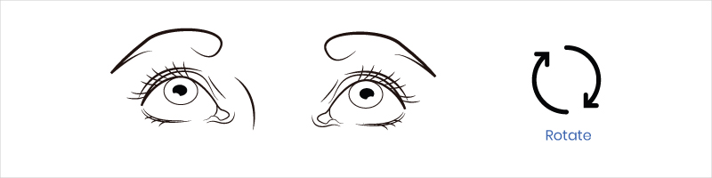 eye exercise rotate