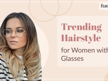 Hairstyle for women with glasses